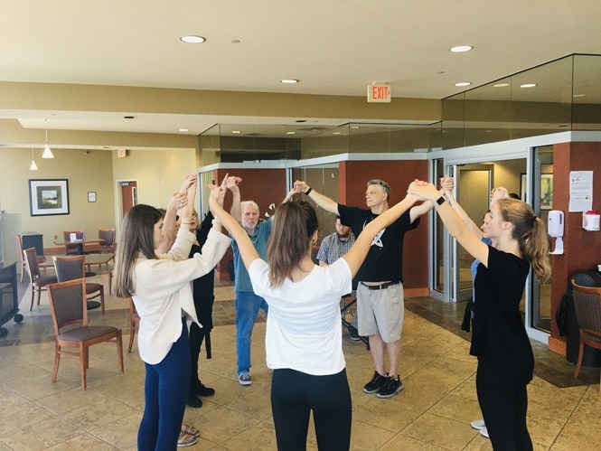 Dance for PD at The NeuroMedical Center Patients participating in Dance for PD classes at The NeuroMedical Center