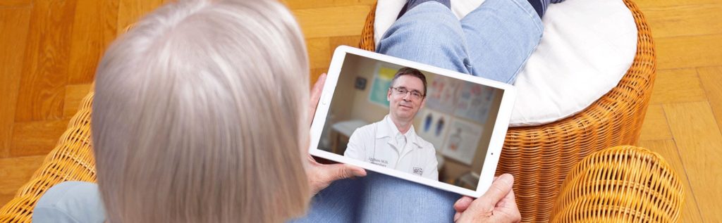 Patient Meeting with Neurologist over telemedicine portal